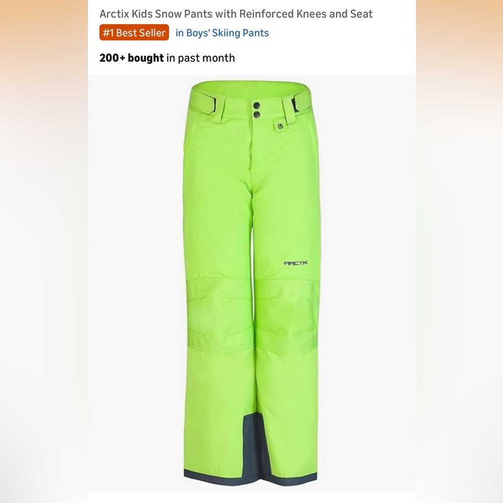 EUC Arctix kids snow pants